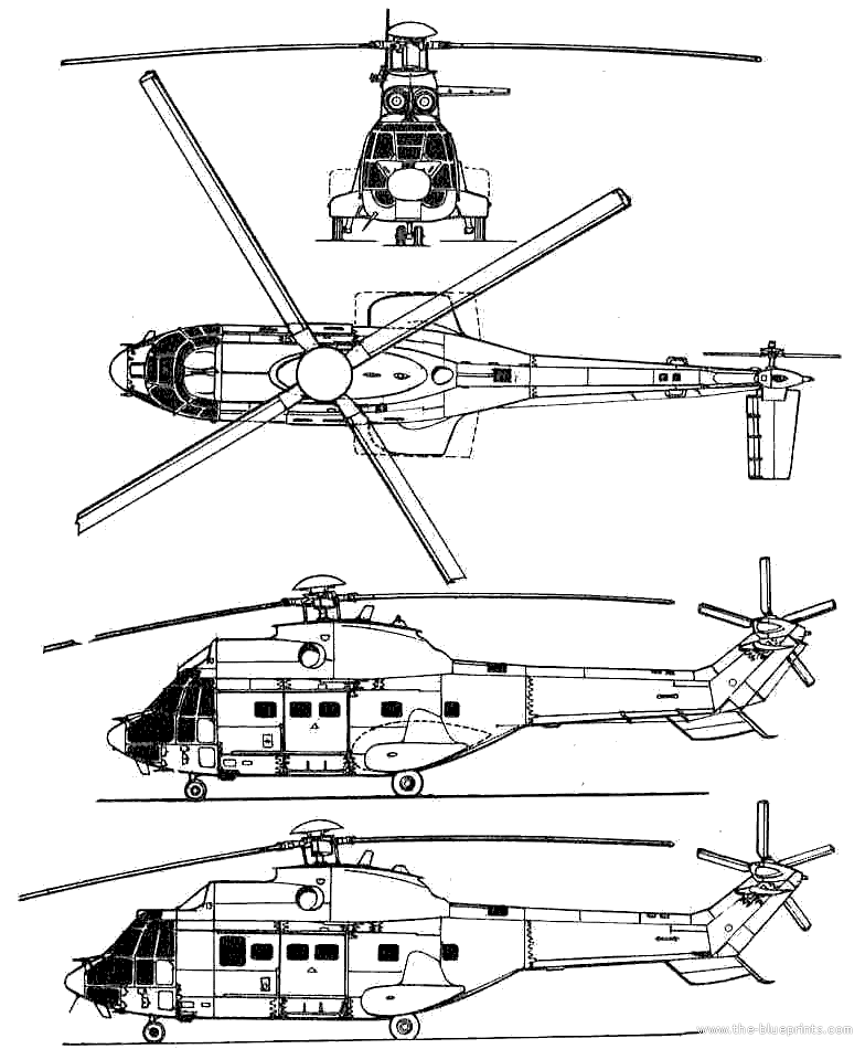 Eurocopter H225 / EC225 Super Puma / EC725 Cougar helicopter
